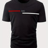 Men's Summer Loose Fit  100 Cotton Printed T-shirt Tops  Black Print Men's Brand Tshirts Fashion White T-shirt Casual Men's Clot