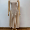 Long Dresses Women Party Dress Pleated Patchwork Sleeveless Stand Collar Maxi Gown Tight Waist Vestidos 2025 Summer A Line