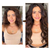 Seamless Clip ins Extensions Human Hair Straight Brazilian Remy Real Natural Hair 8Pcs 120G/Set Clip on Human Hair Extensions