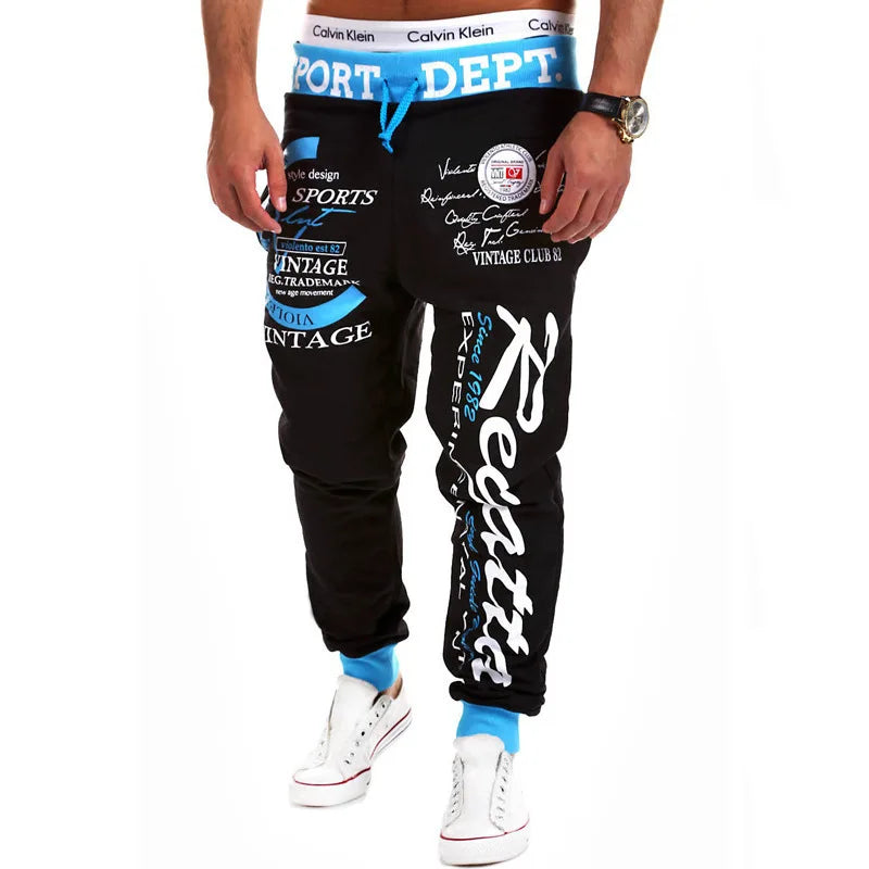 2026 New Men Jogging Long Pants Autumn and Winter Mens Fleece Hip Hop Sweatpants Soft Sports Pants Jogging Pant