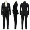 pants sets suits for women 2022 office outfits women suits lady set pants long sleeve  two piece outfit 2022 clothes for woman