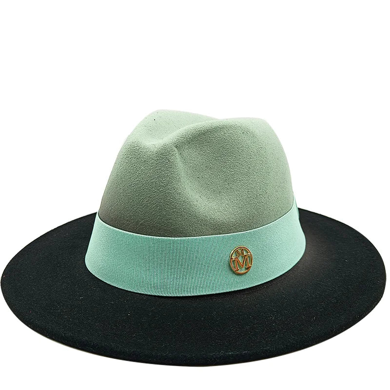 Low price wholesale Fedora hats men's and women's jazz hats red and white new tie dyed Fedora hats autumn classic hats sombrero