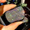 2 Stück Auto-Anti-Rutsch-Wassertassenuntersetzer Diamant Auto Untersetzer Wassertassen-Einsatzuntersetzer Pads Universelle Auto-Getränkehalter Innenzubehör