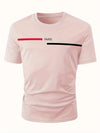 Men's Summer Loose Fit  100 Cotton Printed T-shirt Tops  Black Print Men's Brand Tshirts Fashion White T-shirt Casual Men's Clot