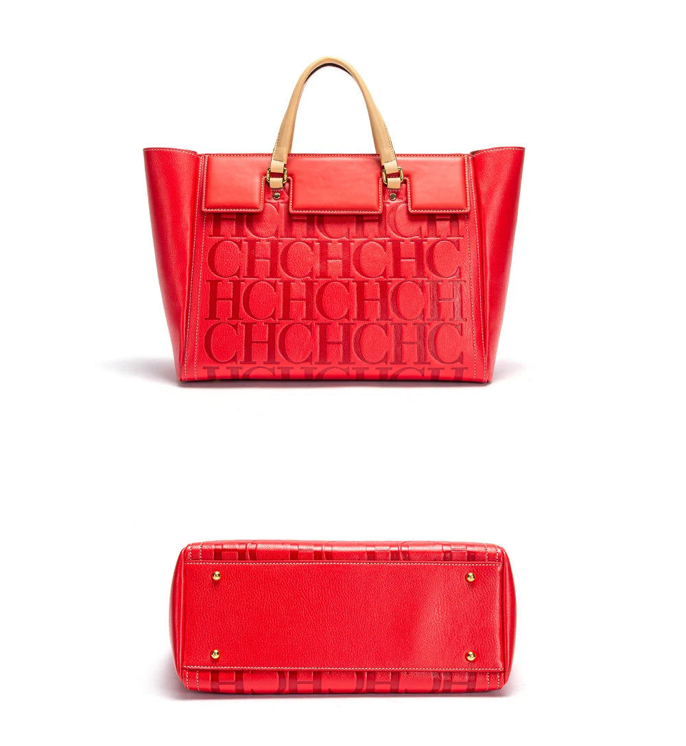 CHCH Mode Retro Print Bucket Bag Reise Party Bankett Umhängetasche Luxus Klassiker 2024 Winter Damen Große Kapazität Handtasche