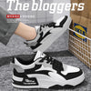 New Autumn Men's Sneakers Men's Comfortable Platform Shoes 2023 Trend Lace-up Vulcanized Shoes White Casual Sneakers Zapatillas