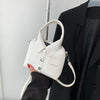 PU Square Compact Shoulder and Crossbody Bags Zipper Unique Design High Quality Hand Bags for Women 2025 Designer Style Bolso