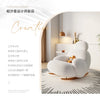 Fluffy White Wohnzimmerstuhl Modern Niedlich Boden Ergonomischer Wohnzimmerstuhl Lounge Relaxsessel Möbel Salon Home Möbel