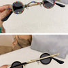 Fashion Diamond Round Sunglasses Women Luxury Rhinestone Shades UV400 Sun Glasses Female Punk Brand Designe Eyewear Men Eyeglass