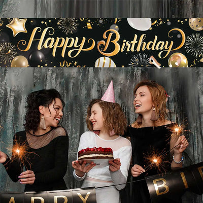 Alles Gute zum Geburtstag Banner Geburtstagsparty Dekoration Kinder Jungen Mädchen Babyparty Dekoration Girlande Wimpelkette Flaggen Jahrestag