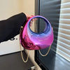 Luxus Designer Abend Clutch Klare Acryl Damen Handtaschen Mode Umhängetasche Halbmond Hochzeit Geldbörsen Party Tragetasche Damen