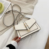 Women PU Leather Messenger Shoulder Bag Ladies Solid Color Simple Crossbody Bag Fashion Handbag Leisure Portable Sling Bag