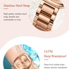 POEDAGAR Luxury Ladies Watch Stainless Steel Waterproof Quartz Watch for Woman High Quality Female Clock Elegant Women's Watches