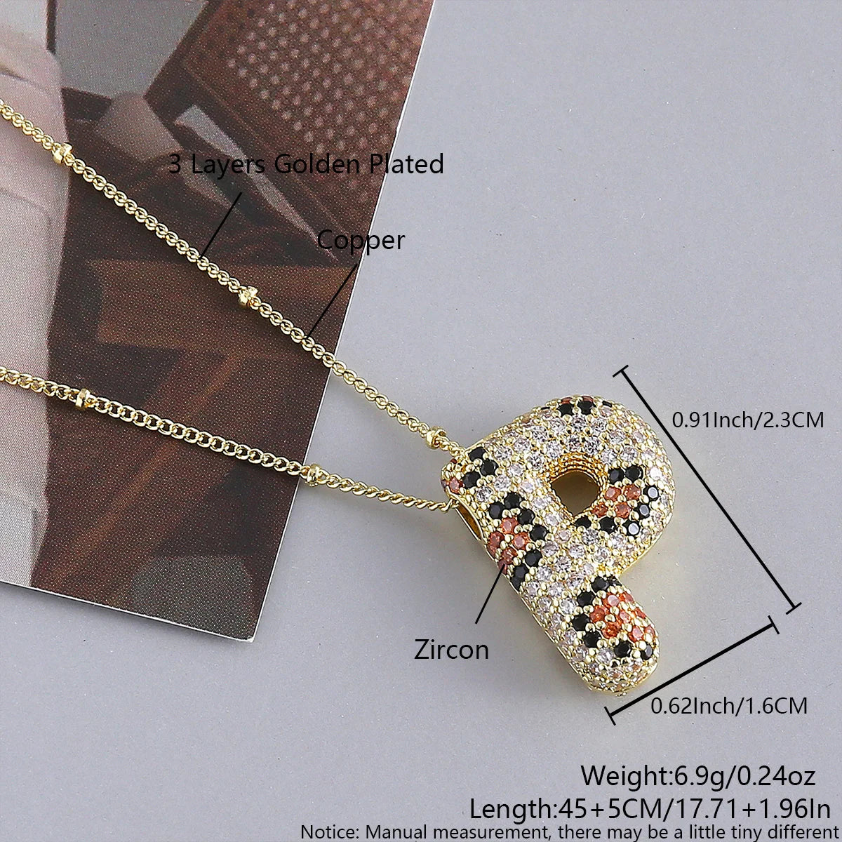 MHS.SUN Neue Leopard Bubble Buchstabenkette Vergoldet Chunky Bubble Zirkon 26 Initialen Anhänger Halskette Frauen Modeschmuck