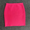 40CM Mini Kurzer Bodycon Bandage Rock Damen Sexy Super Kurze Bonbonfarbene Dehnbare Bleistiftrock Nightbar Club Party Ausgehen