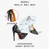 2025 Spring New High Heels Women's Embroidered Beaded Black Sexy Queen's Heel 10-12cm Pointed