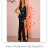 Sexy elegant black white slip sequin summer dress women birthday party club dress see through mesh midi evening dresses vestido