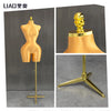 New gold plentiful female mannequins Plus size butt Dress skirt Clothing display pin able Adjustable base