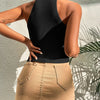 Summer New Women Heart Criss Cross Ribbed Knit Sleeveless Halter Crossfit Y2K Crop Top Clothes Femme Sexy Casual Backless Tank