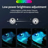 Neon LED Car Interior Ambient Foot Strip Light Accessories Back light Remote App Music Control Auto Decorative Atmosphere Lamp