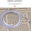 Neues 925er Sterlingsilber, feine 4mm Klingenketten-Halskette für Damen und Herren, luxuriöser Hochzeitsparty-Schmuck, beste Freundin, Weihnachtsgeschenke