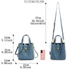 Seasonal New Solid Color Minimalist Women's Handbag Metal Buckle Accessories Exquisite and Versatile