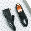 High Quality Leather Shoes Men British Style Wedding Business Brogue Shoes For Men Size 48 Men's Dress Shoes Formal Leather Male