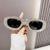 Fashion Square Sunglasses for Women Rectangle Brand Shades Sun Glasses Bling Diamond Eyeglasses Uv400 Glittering Accessories