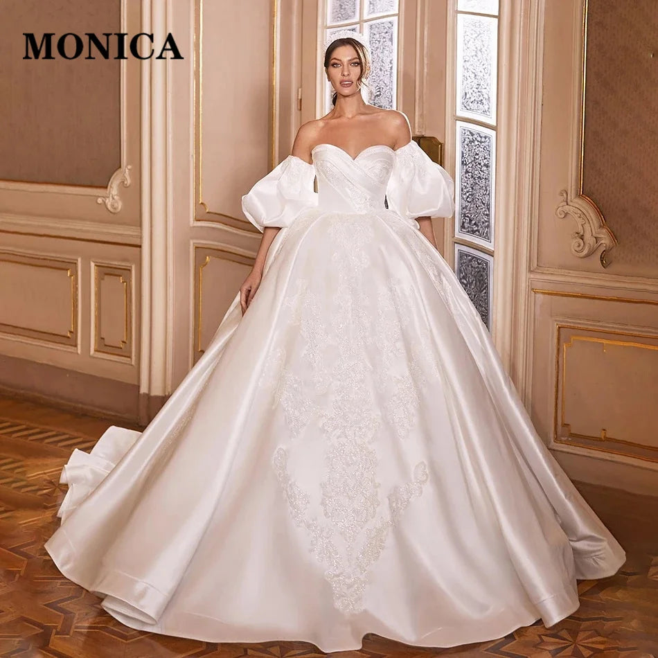 MONICA Trendy Pastrol Crystal Flowers Pleat Short Cocktail Dresses for Teens Cape Party Vestidos De Formatura Customized