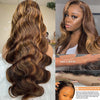 360 HD Lace Frontal Perücken 4/27 Highlight Perücke Body Wave 13×6 13X4 Lace Front Perücken für Frauen Echthaar Loose Wave Virgin Brazilian