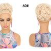 Synthetic Afro Puff Drawstring Ponytail Hair Bun 10 Inch Short Afro Kinkys Curly Afro Bun Extension Hairpieces Large Size