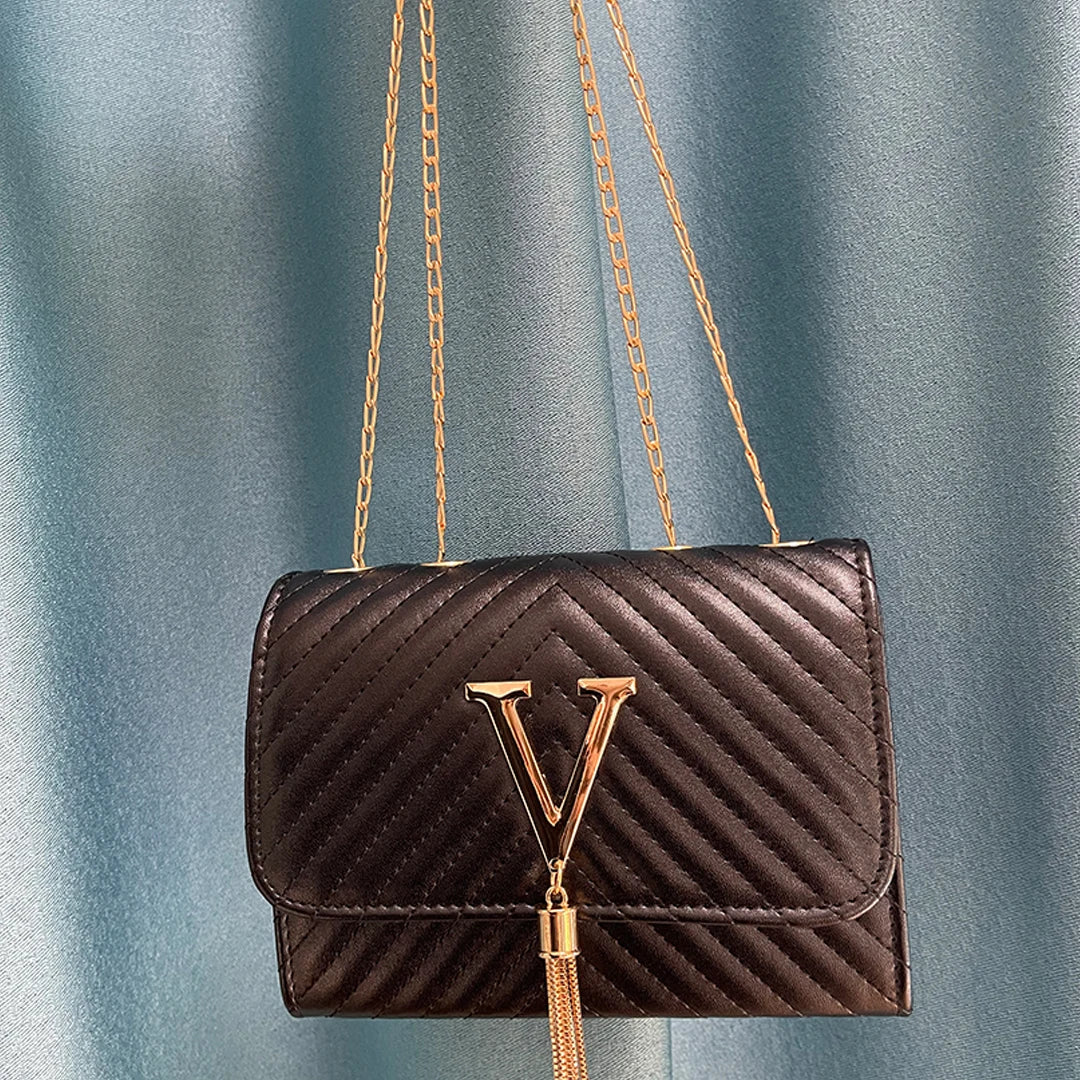 Embroidery Women Crossbody Bag Thread Luxury Handbag Shoulder Bags Brand Sequined Tassel Clutch Small Bag and Purse Party
