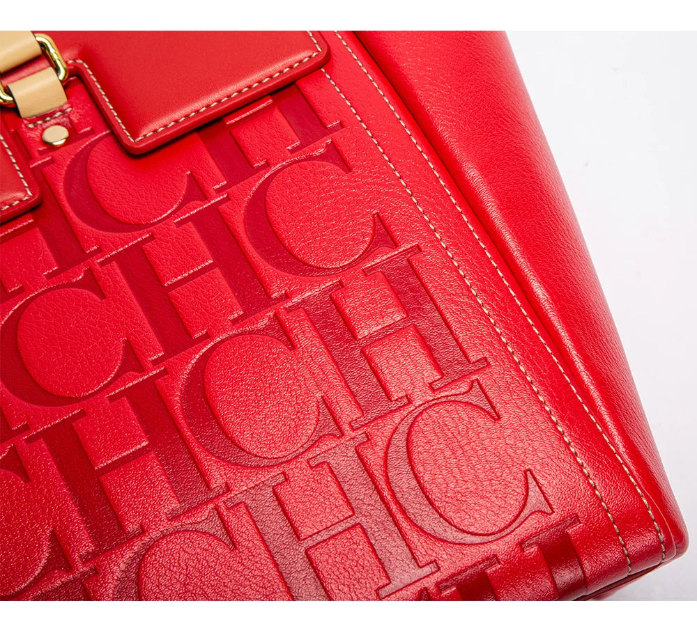 CHCH Mode Retro Print Bucket Bag Reise Party Bankett Umhängetasche Luxus Klassiker 2024 Winter Damen Große Kapazität Handtasche