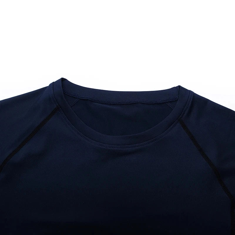 Printed Men's Athletic Compression Shirts Athletic Quick Dry Breathable Rash Guard Athletic Tight Workout Tops Summer Men
