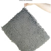 3-piece bathroom chenille floor mat, absorbent anti slip bathroom carpet, bathroom U-shaped foot mat, toilet lid, TPR anti slip