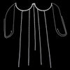Sexy Tassel Chest Chain Rhinestone Chest Bracket for Women Rave Bikini Semicircle Crystal Lingerie Chain Bra Jewelry Gift