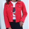 New Women's Denim Jacket Spring and Autumn 2026 Casual Short Denim Jacket Women's Korean Version Solid Color Jacket Clothes