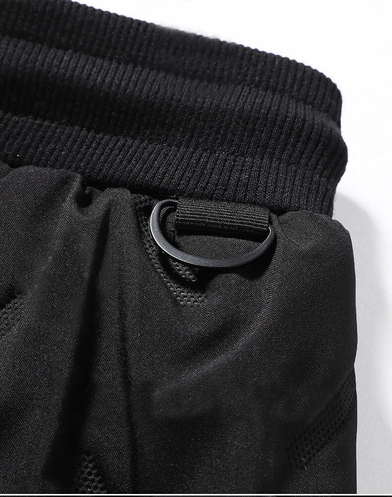 7XL Men Winter Warm Thicken Sweatpants Mens Joggers Pants Fleece Casual Cargo Pants Male Water Proof Thermal Trousers Plus Size