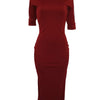 European and American women's fashion white stripe dress