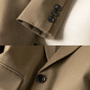 Khaki Black Green Women Solid Formal Blazer Coat Female Long Sleeve Single Button Straight Jacket For Office Ladies Work Wear