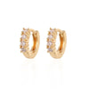 CRMYA Gold Silber gefüllt 16mm 14mm 12mm Blumen baumelnde Ohrringe Zirkonia Creolen für Damen Mädchen Schmuck Großhandel
