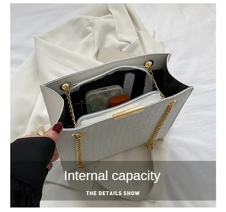 Fashion Luxury Crossbody Bags for Women 2023 New Trendy Designer Shoulder Bag Leisure Chain Solid Color Messenger Bag Handbags