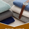 Men's T-shirt 2024 Summer New Knitted Tank Top Fashion Color Block Round Neck Pullover Sweater 100% Pure Wool Short sleeved