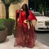 Fashion Two-Piece Pair with lace lingerie Boubou Women's Dress Luxurious African Fabric Clothing for Women