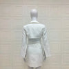 sets for women 2 pieces Sexy Lapel Long Sleeve Jackets + High Waist Hollow Out Skirts Set 2024 Woman Clothes Women's Suits