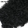CM.YAYA Damen Rüschen Einärmel Schräger Kragen Tunika Bluse und Hemd Tops 2024 Sommer Streetwear Nachtclub Party Strand Tops