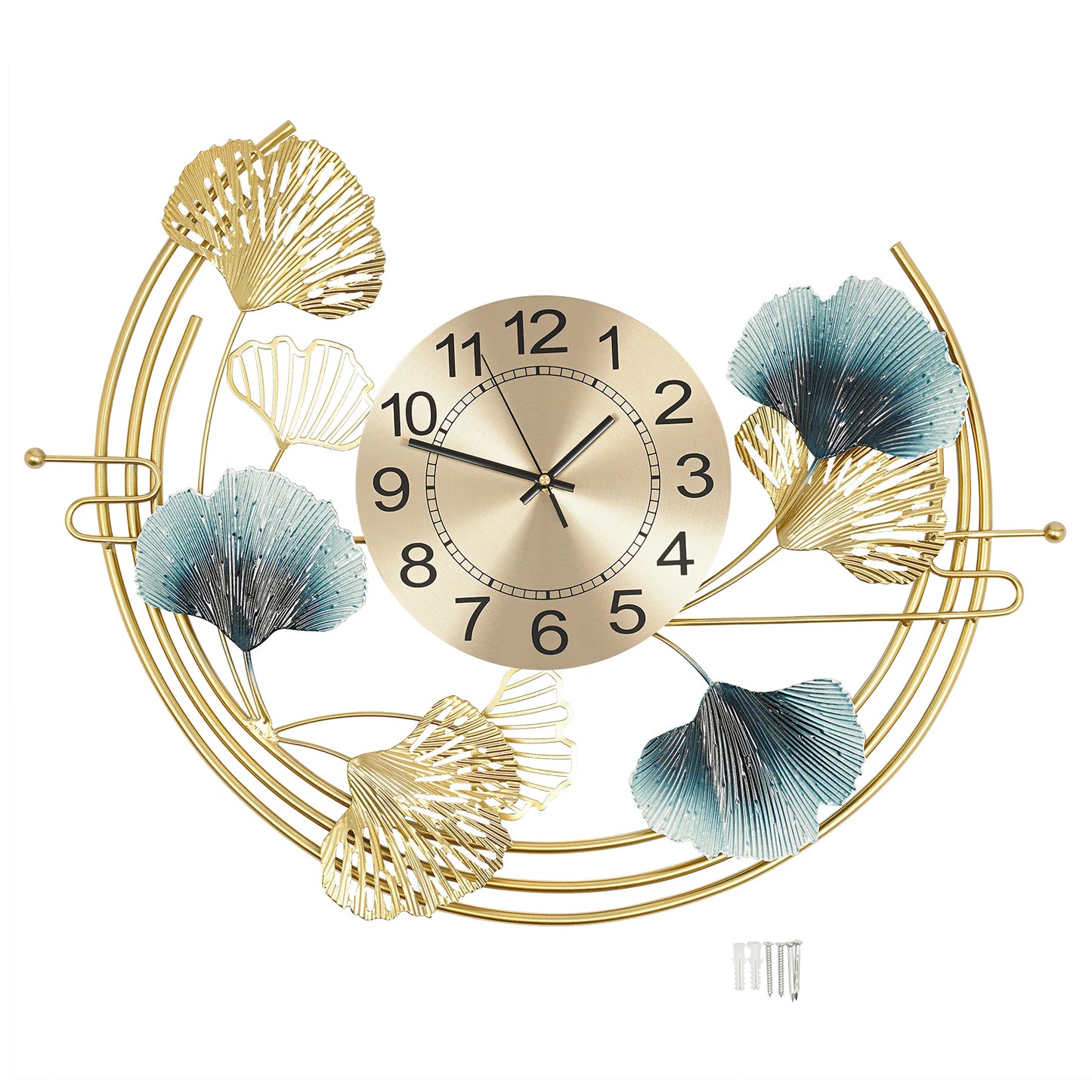 Wanduhr für Wohnzimmerdekoration 67*52cm Dekorative Wanduhr, Große Wanduhr