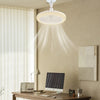 Ceiling Fan with Lighting Lamp Converter Base with Remote Control Ceiling Fan Lamp for Bedroom Living Home Silent 3 Speed