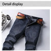 Wthinlee Neue Business Herren Jeans Casual Gerade Stretch Mode Klassische Blau Schwarz Arbeit Denim Hosen Männliche Marke Kleidung