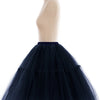 Multi-layer Tulle Tutu Skirts Fuchsia 6 Layers Fluffy Petticoat Underskirt Princess Ball Gown Women Halloween Party Skirt